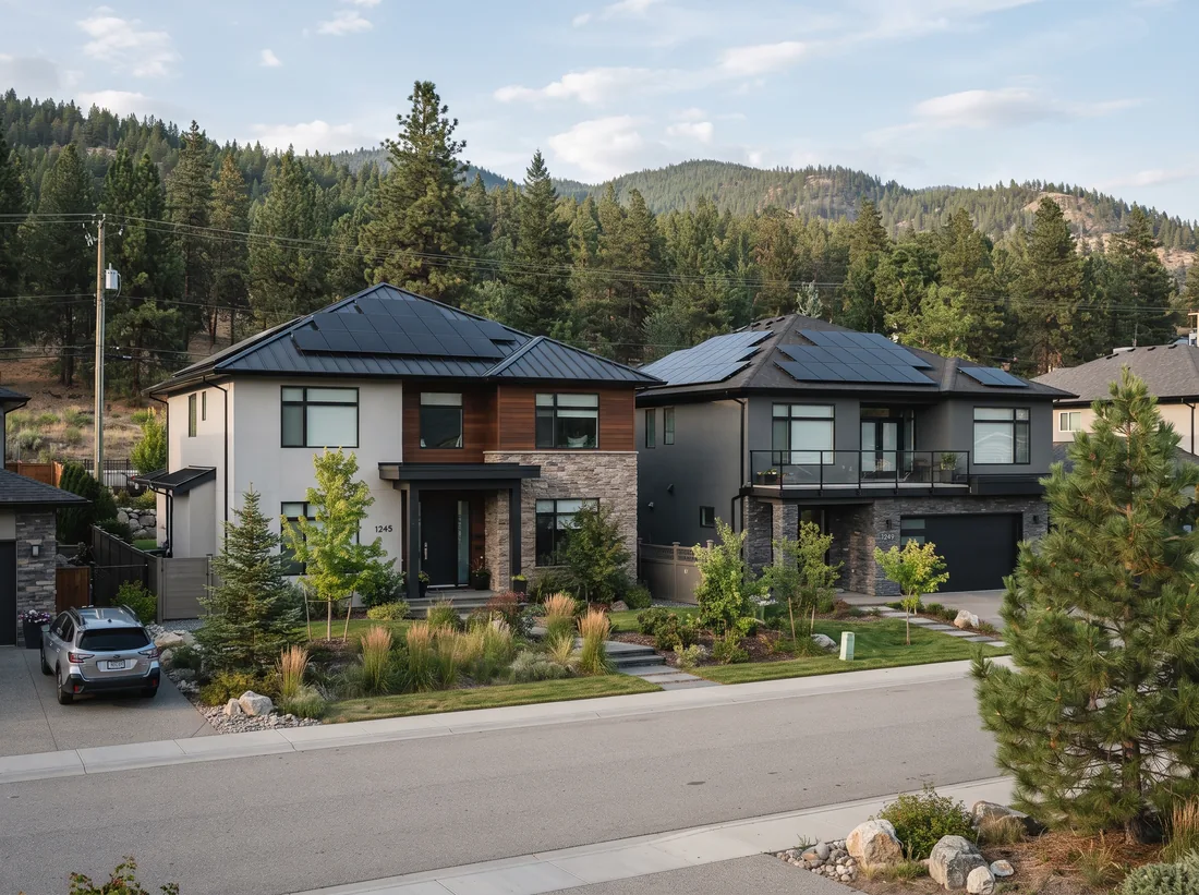 Solar on a property in the Rose Valley area